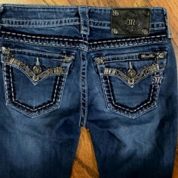 Miss Me Women's Boot Cut Jeans - Blue - Picture 1 of 3